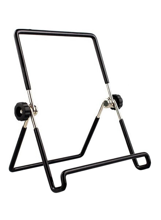 Mini Portable Adjustable 7 - 14 Inch Table Stand Holder Bracket Black/Silver - Image 1