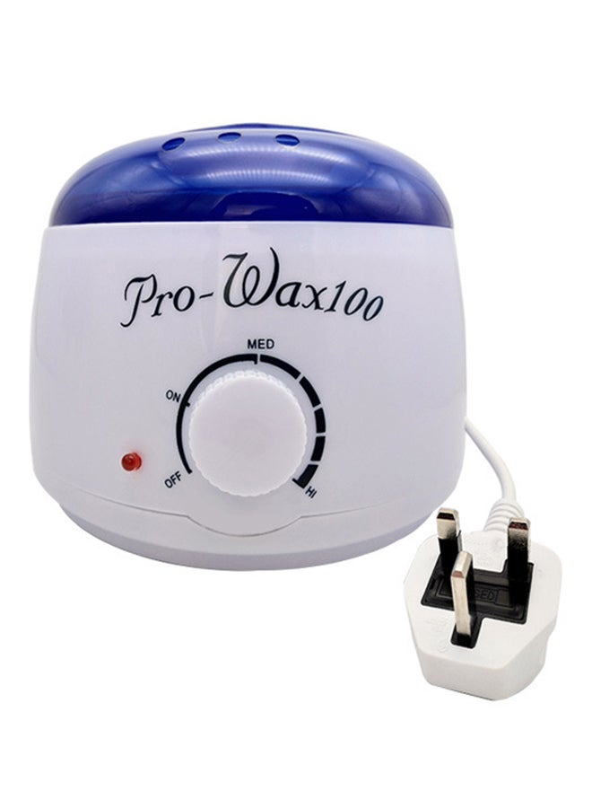 جهاز تسخين الشمع أبيض/أزرق