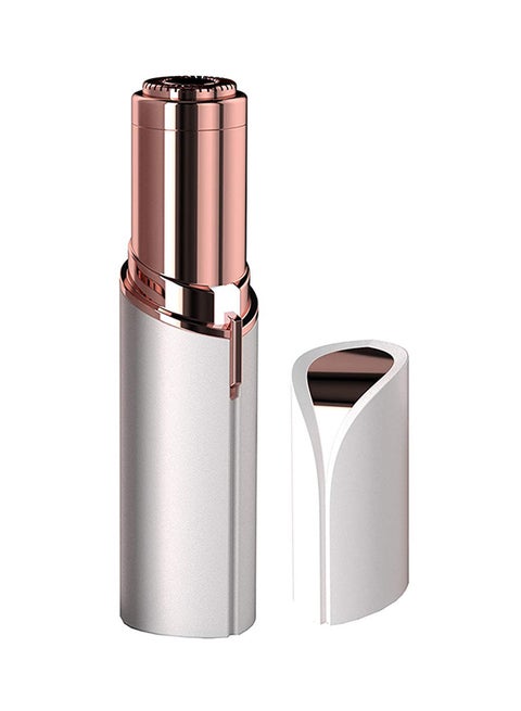 جهاز إزالة شعر الوجه فلوليس أبيض/ ذهبي