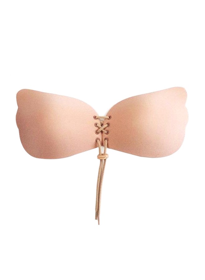 Self Adhesive Push Up Bra Beige  - Image 1
