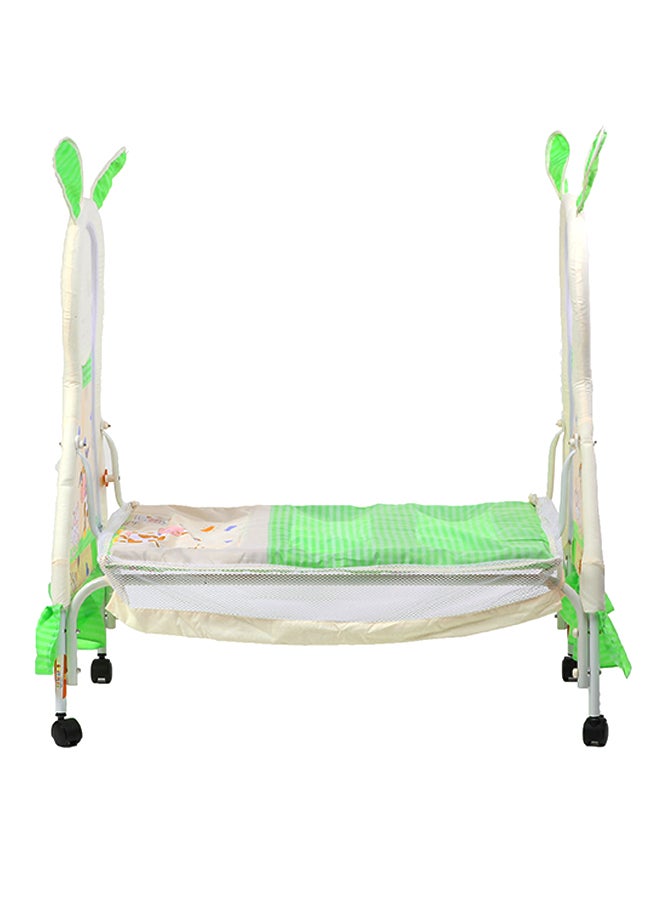 BABY PLUS Swing Cradle With Removable Mosquito Net - Image 1