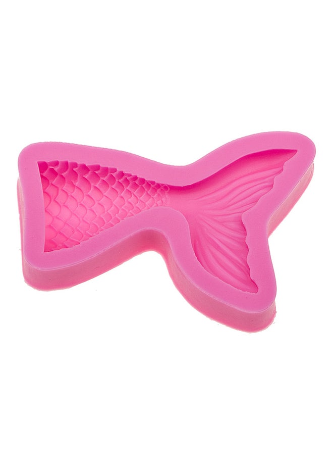 Mermaid Pattern Silicone Fondant Cake Mould Pink 11.7x8x1.7cm - v1540100334/N18588698A_1