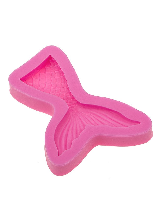 Mermaid Pattern Silicone Fondant Cake Mould Pink 11.7x8x1.7cm - v1540100335/N18588698A_2