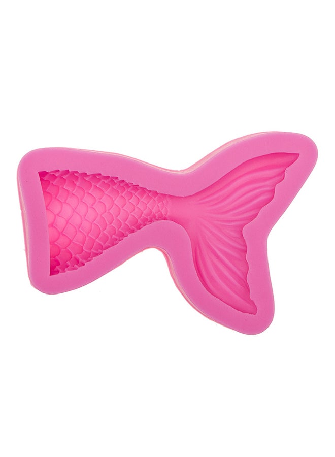 Mermaid Pattern Silicone Fondant Cake Mould Pink 11.7x8x1.7cm - v1540100335/N18588698A_3