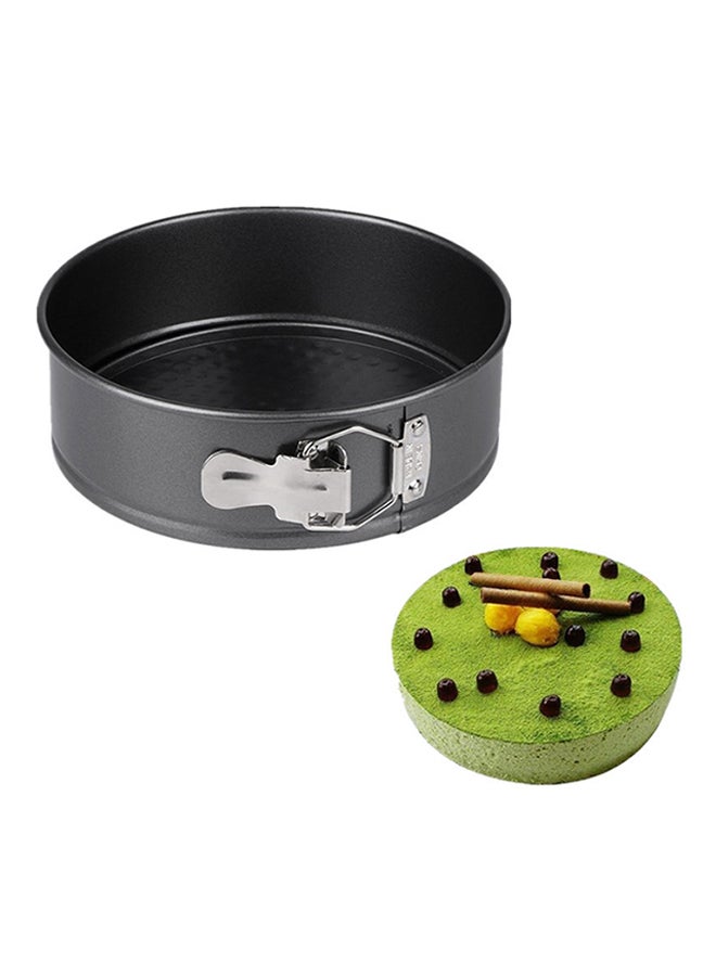 قالب كيك دائري مانع للالتصاق ومقاوم للحرارة أسود 8بوصة - Image 4