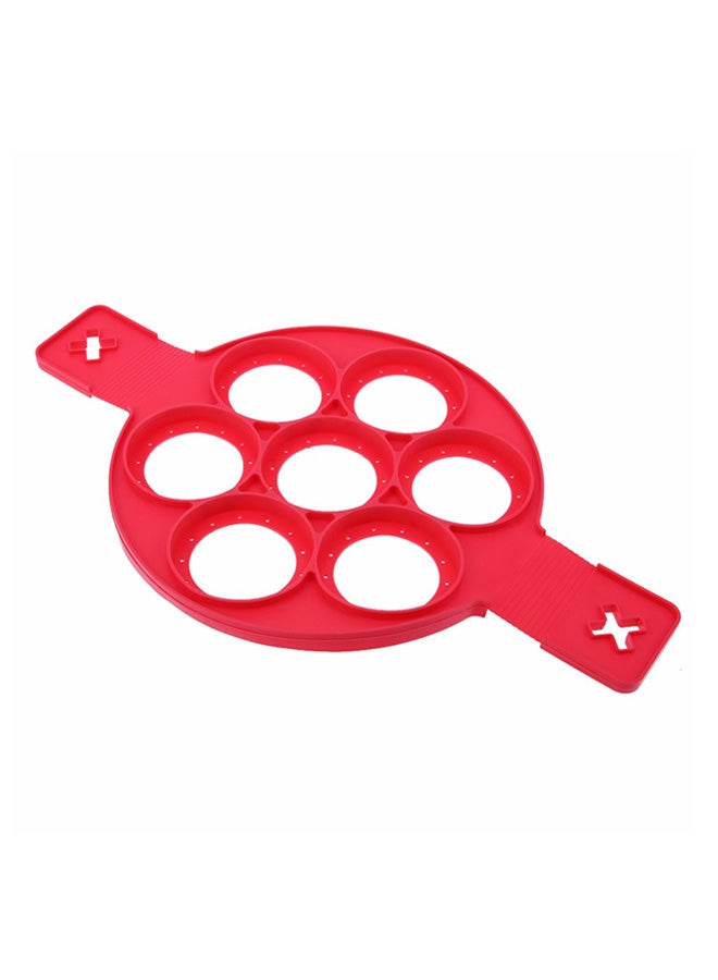 صانعة البانكيك غير اللاصقة أحمر 39x23x1.5سم - Image 2