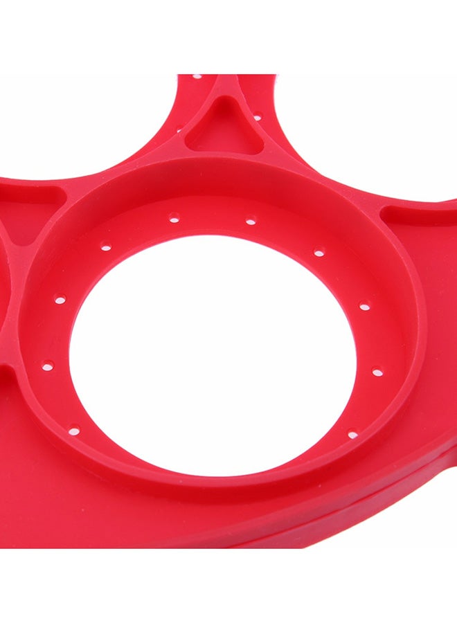 صانعة البانكيك غير اللاصقة أحمر 39x23x1.5سم - Image 3