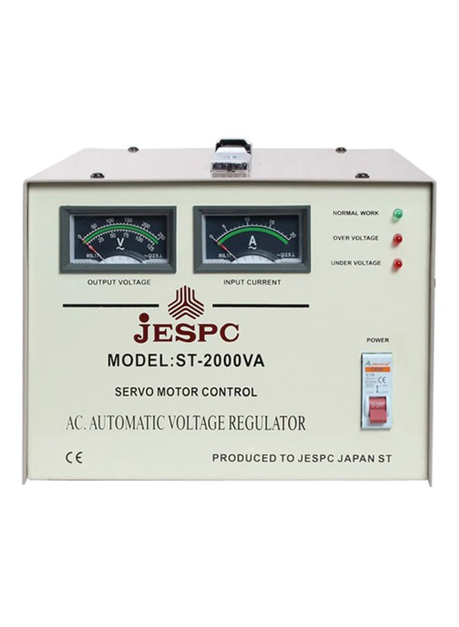 Jespc - Automatic Voltage Regulator White 26x19x24cm - Image 1