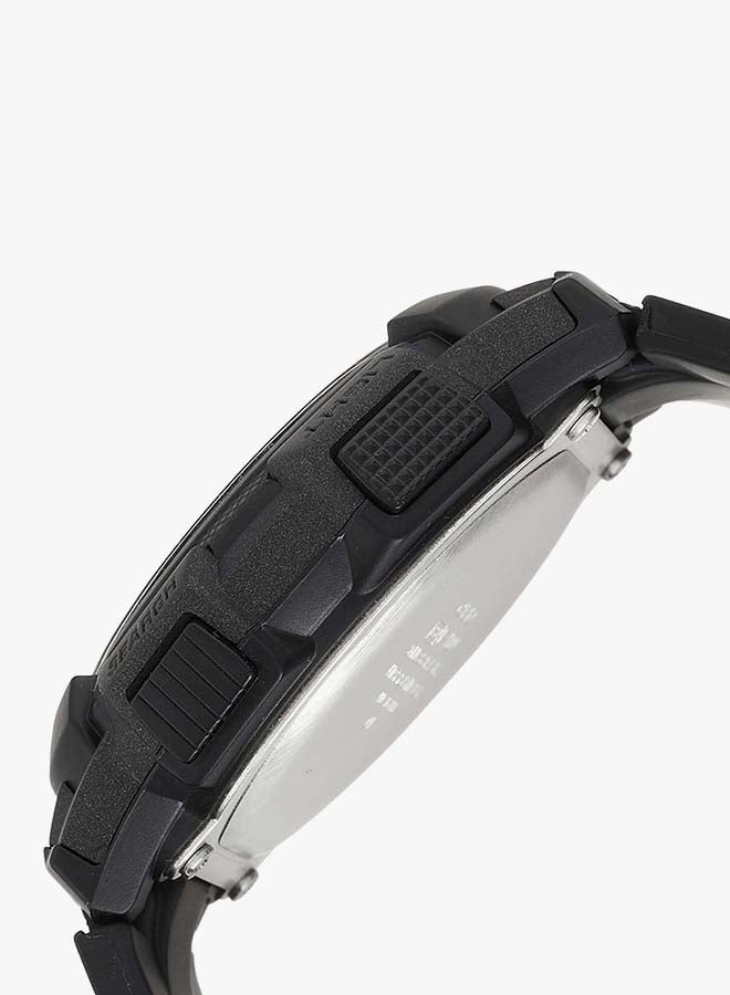 كاسيو ساعة يد رقمية بسوار من الراتينج، طراز AE-1100W-1B للرجال - Image 3