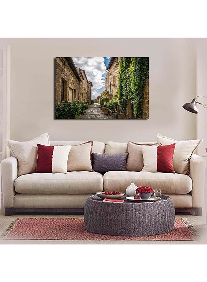 3D Landscape  Framed Wall Painting Multicolour 75 x 50centimeter - v1540101065/N18854277A_2