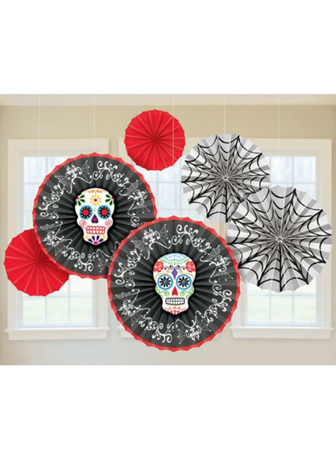 أمسكان زينة بطابع يوم الموتى من 6 قطع