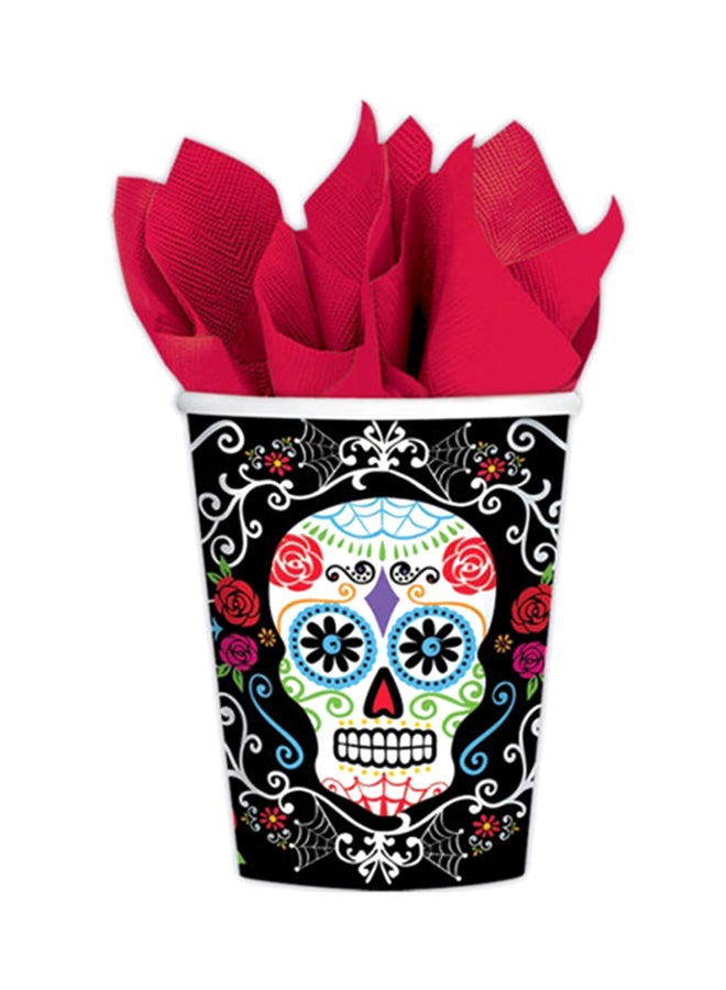 أمسكان كوب ورقي ليوم الموتى 266ملليلتر
