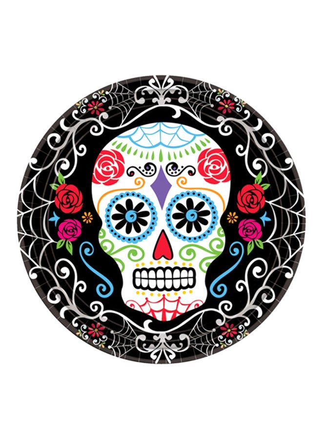 أمسكان طقم أطباق ورقية مكون من 18 قطعة 7بوصة