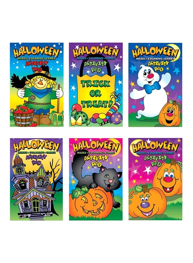 أمسكان مجموعة كراسات رسم للهالوين من 48 قطعة