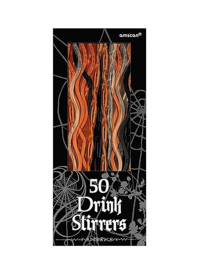 أمسكان طقم أدوات تقليب للمشروبات من 50 قطعة