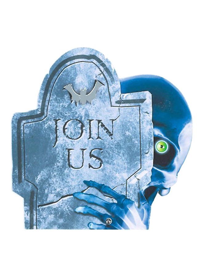 Amscan 8- Piece Creepy Bones Novelty Invitation