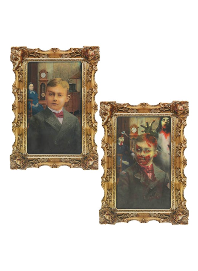 Amscan Rotting Zombie Lenticular Portrait Photo Frame 18inch