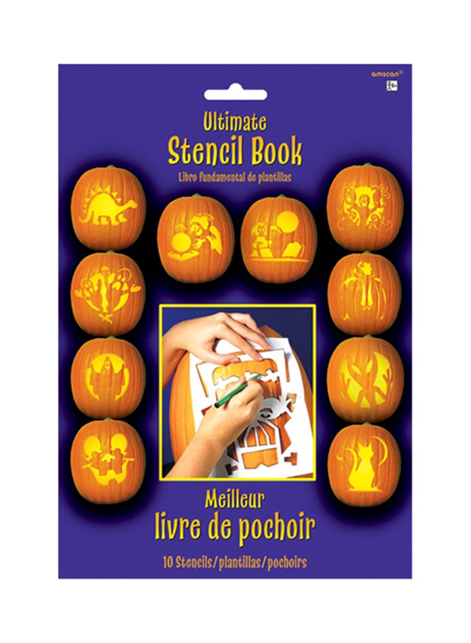 أمسكان مجموعة كتاب إستنسل رائعة مكونة من 10 قطع