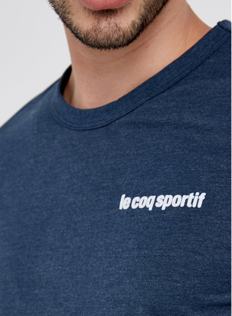 le coq sportif - Short Sleeves T-shirt Dress Blue - Image 1
