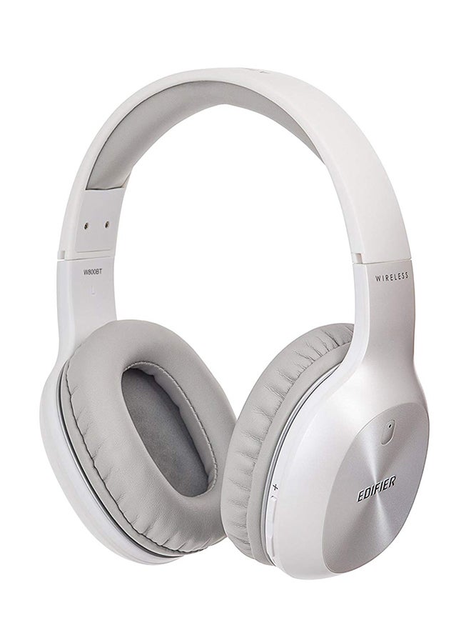 اديفير سماعة رأس بلوتوث طراز W800BT - لاسلكية بتصميمٍ يغطي الأذن، تشغيل يصل إلى 75 ساعة، خفيفة الوزن أبيض - Image 1