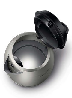 فيليبس غلاية كهربائية 1.5 L 2200 W HD9305/26 أسود/ فضي  - Image 3