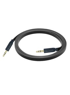 2B CV064 Flat Aux Cable Black 