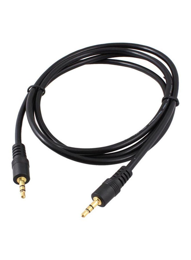 2B CV076 Aux Cable Black