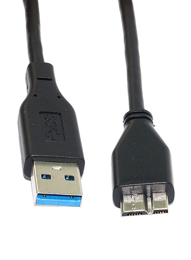 2بي كابل قرص صلب USB 3.0 أسود  - Image 2