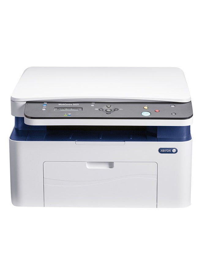 xerox WorkCentre 3025 Monochrome Laser Printer With Fax Function White  - Image 1
