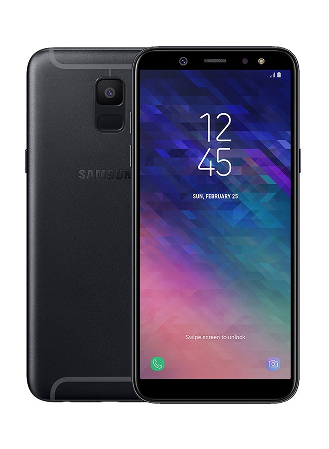 Samsung - Galaxy A6 (2018) Dual SIM Black 32GB 4G LTE - Image 1