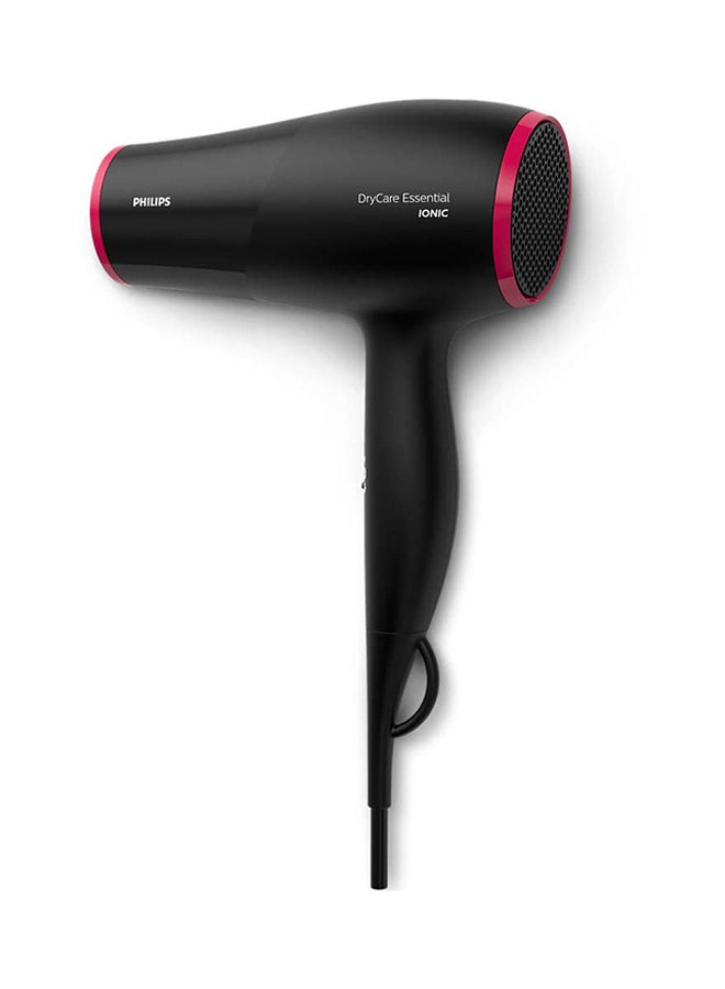 Philips DryCare Essential Energy Efficient Hairdryer Black/Pink  - Image 3