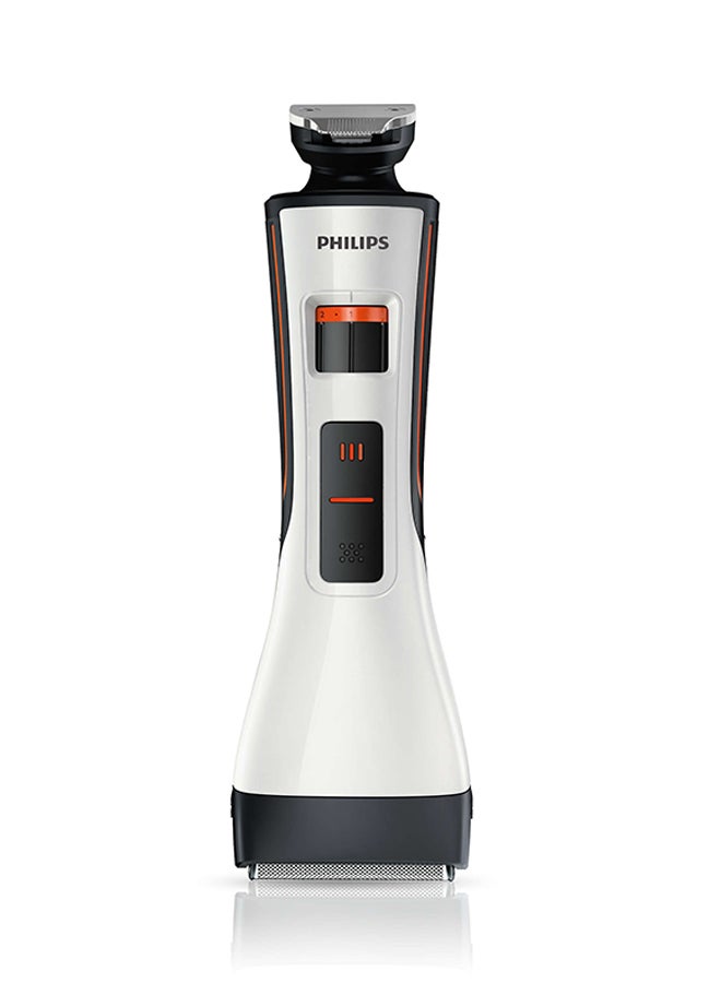 Philips Series 8000 Waterproof Shaver And Styler Silver/Black/Orange - Image 2
