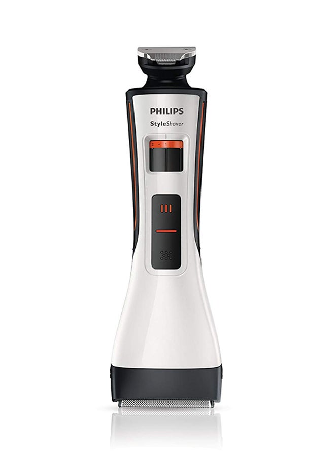 Philips StyleShaver Waterproof Shaver And Styler Silver/Black/Orange - Image 2