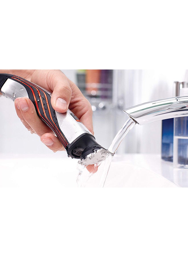 Philips StyleShaver Waterproof Shaver And Styler Silver/Black/Orange - Image 4