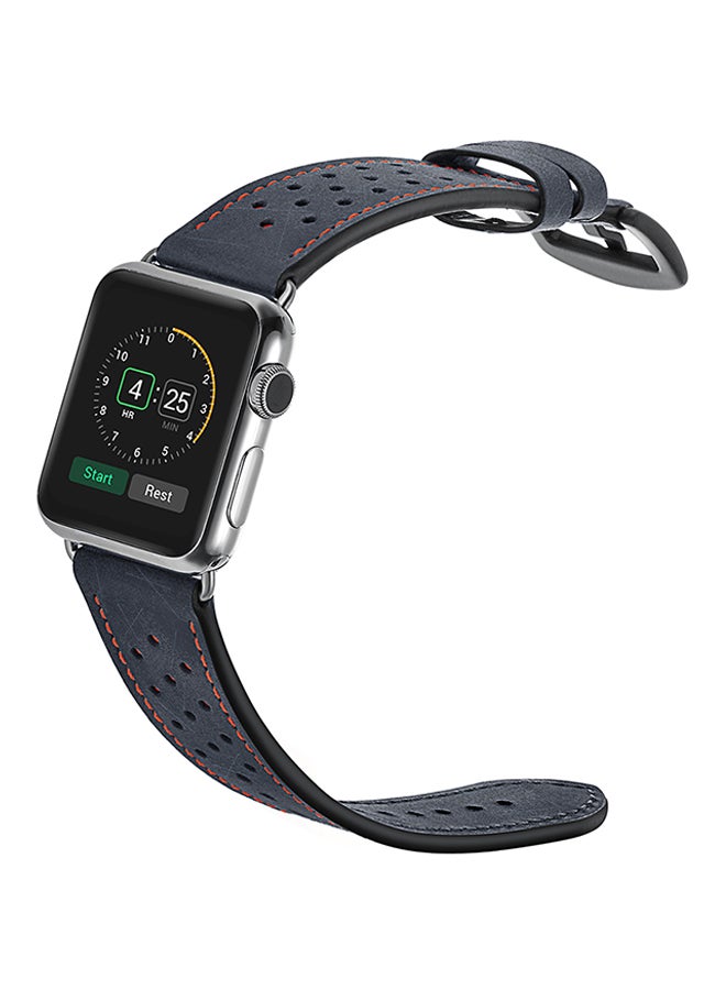 Replacement Band For Apple iWatch Series 1/2/3 38mm Blue - Image 2