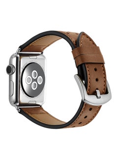 Replacement Band For Apple iWatch Series 1/2/3 42mm Brown/Black