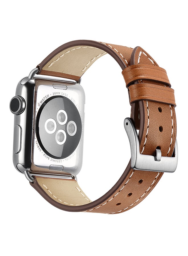 Replacement Band For Apple iWatch Series 1/2/3 Brown - Image 1