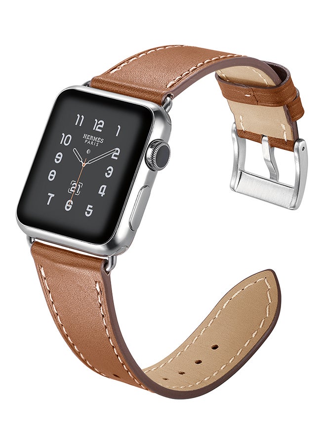 Replacement Band For Apple iWatch Series 1/2/3 Brown - Image 2