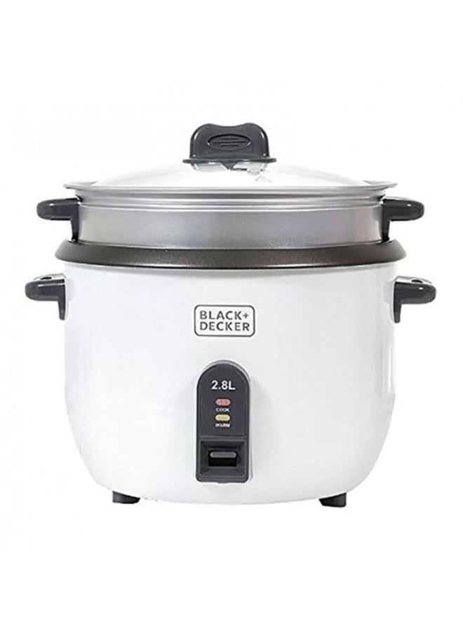 BLACK+DECKER Automatic Rice Cooker 2.8L RC1860-B5 With Dry Iron 1300W F1500-B5 White/Purple/Black - Image 3