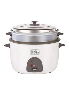 BLACK+DECKER Non Stick Rice Cooker 2.5L RC1860-B5 With Dry Iron 1600W 2.5 L 1600.0 W F150-B5 White  - Image 3