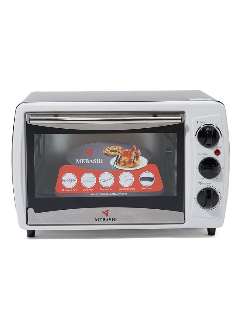 ميباشي فرن تحميص 19 L 1380 W ME-EOV1901KR أبيض / أسود / صافي  - Image 1