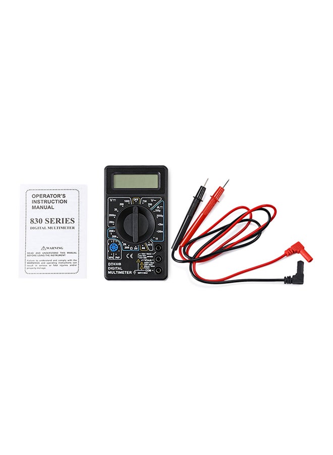 WHDZ Digital Multifunctional Tester DT830B Black 13.00×10.40×3.30centimeter - Image 4