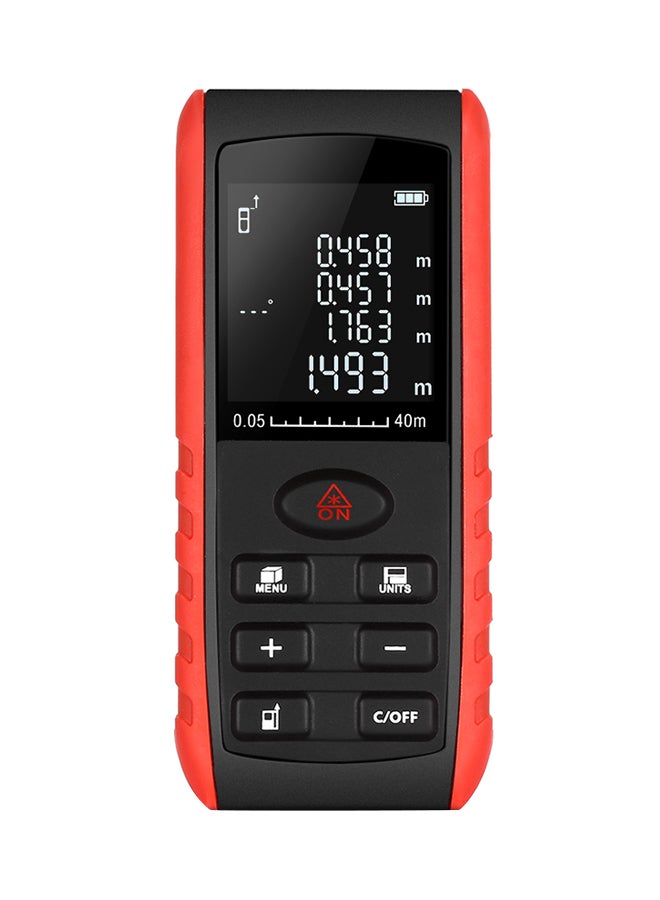 Digital Laser Distance Meter E40 Red/Black 18.00×13.00×4.00cm - Image 1