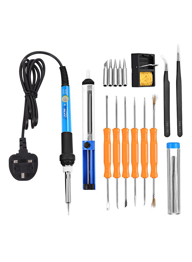 Inlife - Soldering Iron Kit With Temperature Control Multicolour 26.50×14.70×4.00centimeter - Image 1