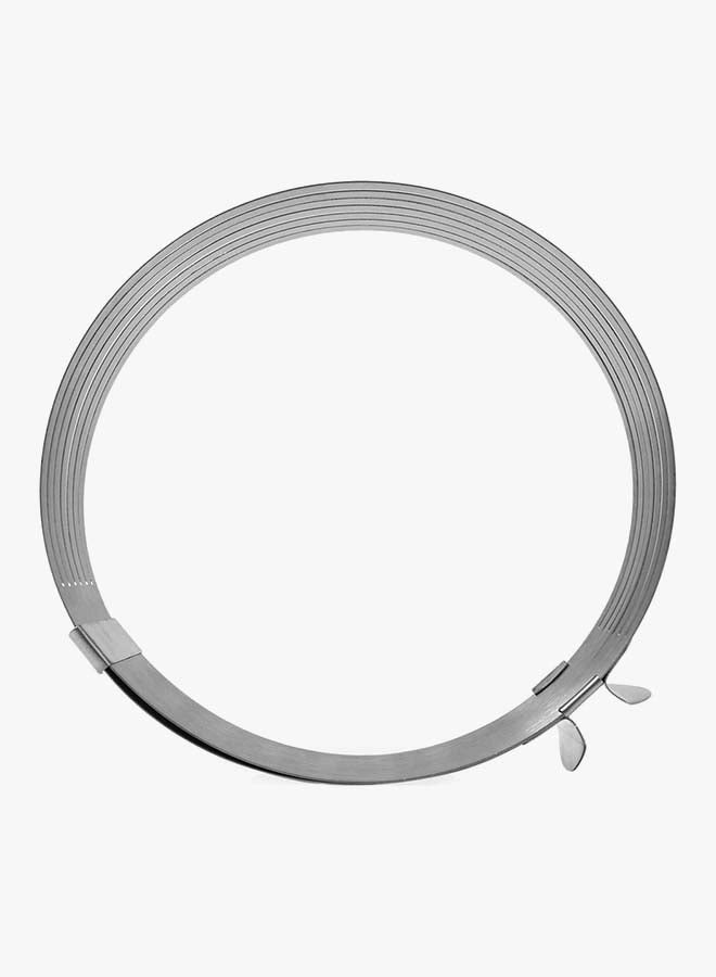Adjustable Mousse Cake Ring Layer Slicer Cutter Silver 16 - 20 , 24 - 29, 8.3cm - Image 3