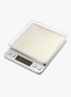 Generic Mini Digital Scale Weighing Tool With Tray Silver 130 x 109 x 20mm  - Image 2