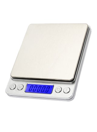 Mini Digital Scale Weighing Tool With Tray Silver 130 x 109 x 20mm - v1540293808/N19145124A_1