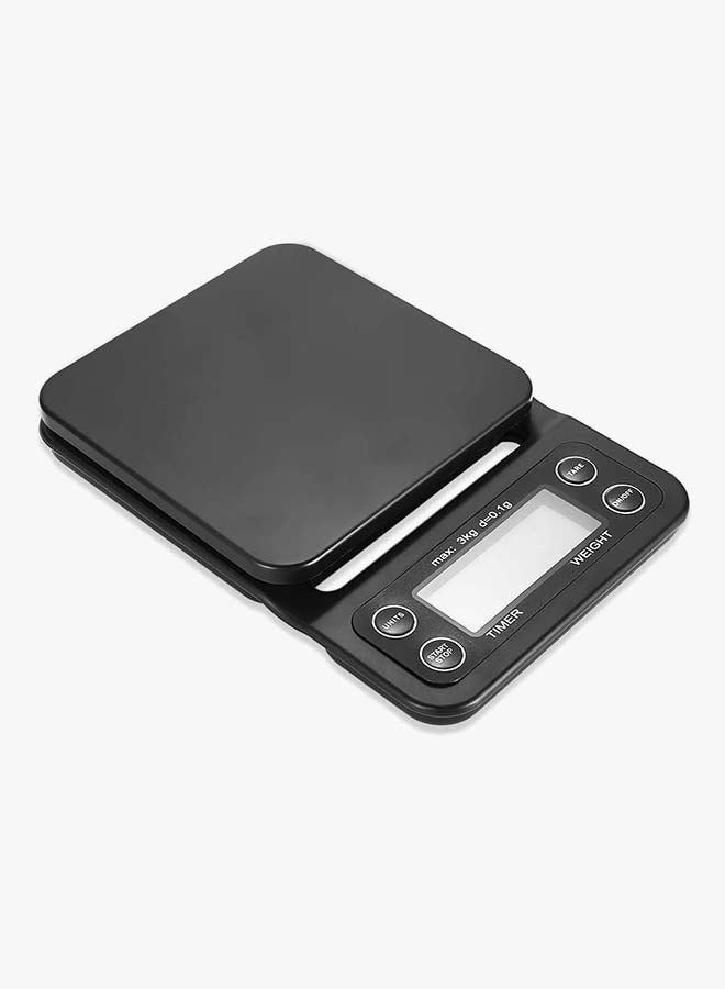 Digital Food Weighing Scale With Timer Black 23.00 x 15.50 x 5.50cm - Image 2