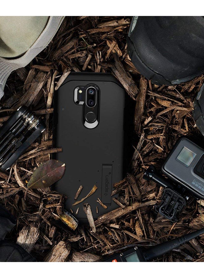 Spigen - Tough Armor kickstand Protective Cover For LG G7 Black - Image 1