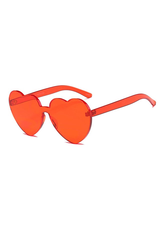 أوتاد نظارة شمسية بإطار على شكل قلب للنساء